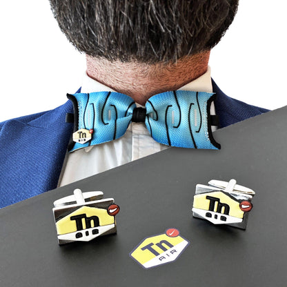 Air Max Tn Hyperblue Bow Tie & Cufflinks
