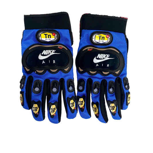 Nike Air Max Motorbike Gloves Blue 3.0