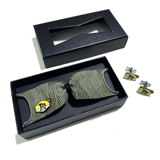 Air Max Tn Military Green Bow Tie & Cufflinks