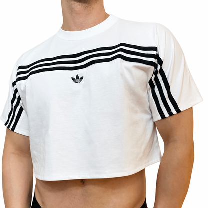 Adidas Originals White Crop Top