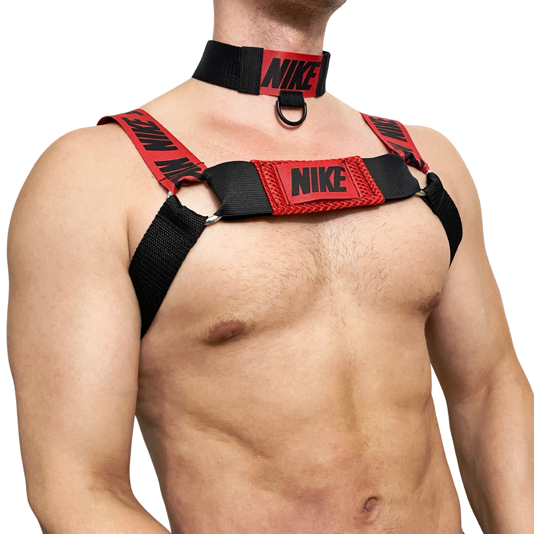 Nike Air Max Red Harness and Choker