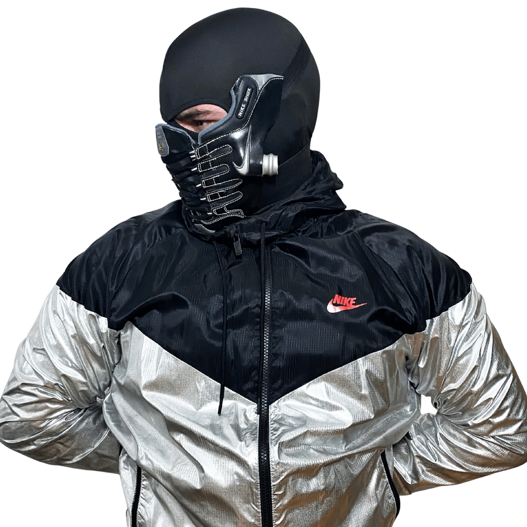 Nike windrunner metallic silver hotsell