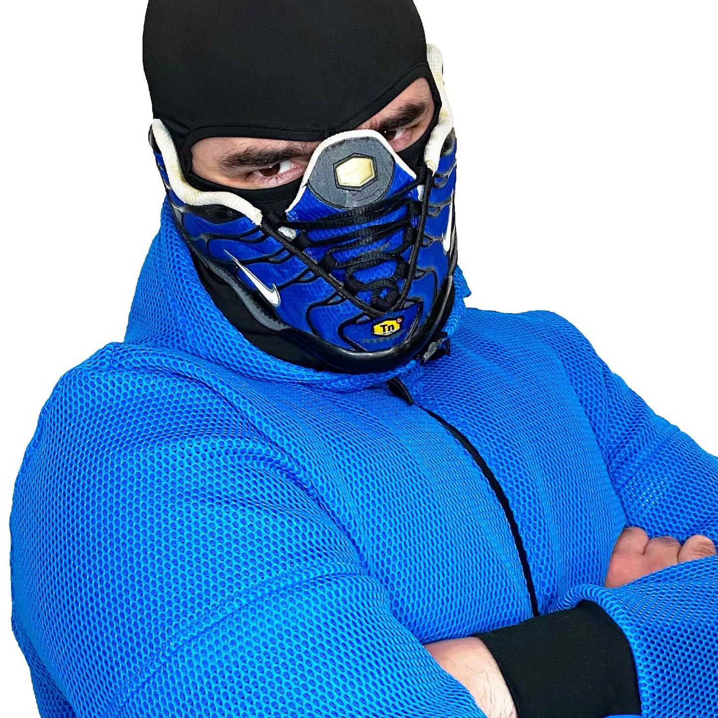 Air Max Tn Blue - Black Mask