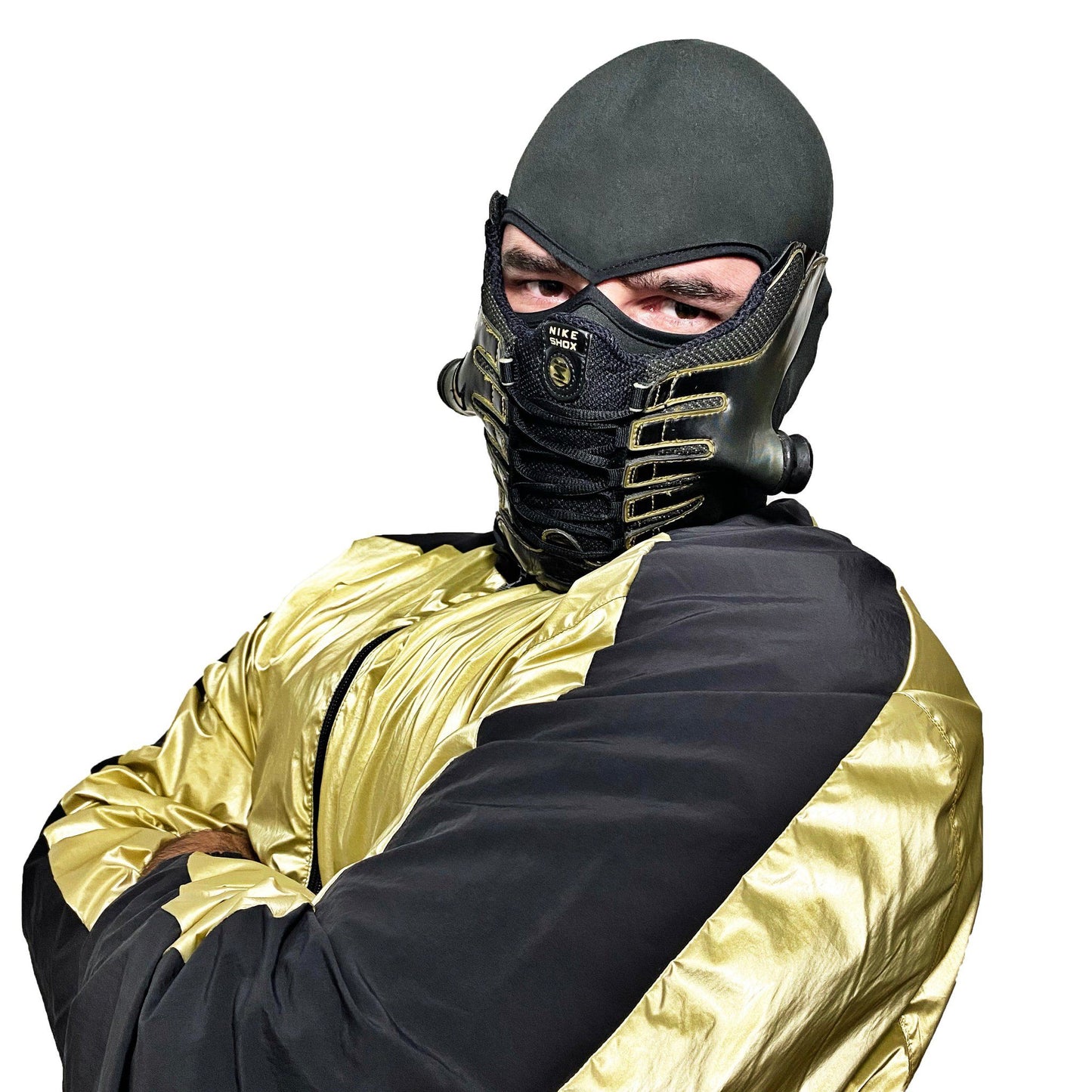 Nike Shox NZ Black - Gold Mask