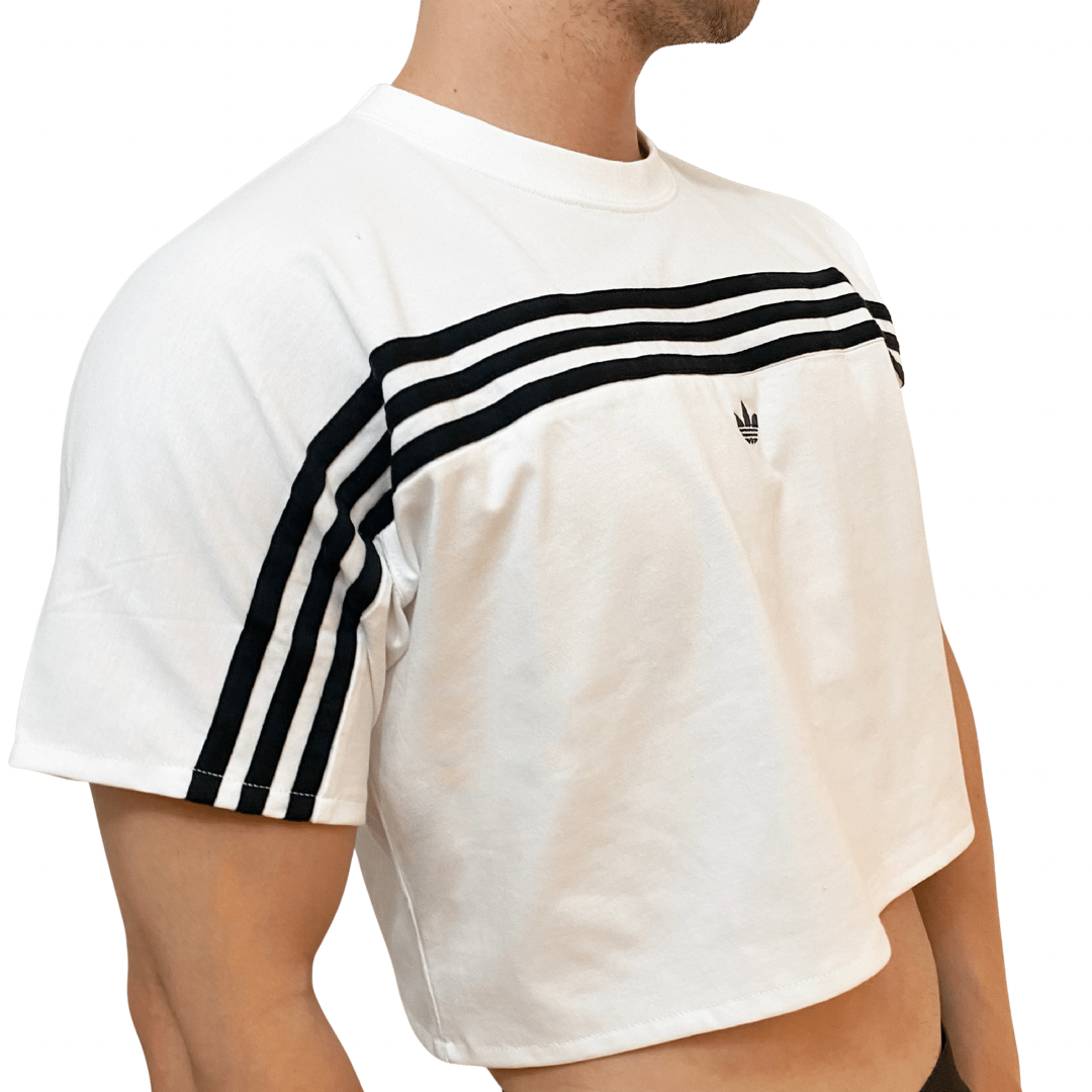 Adidas Originals White Crop Top