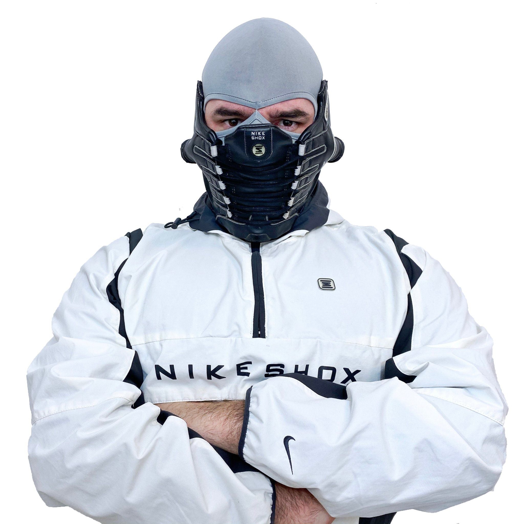 Shoemaker Mask SNEAKERMASK Nike Shox NZ Black Mask