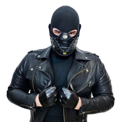 Air Max Tn Black Leather Mask