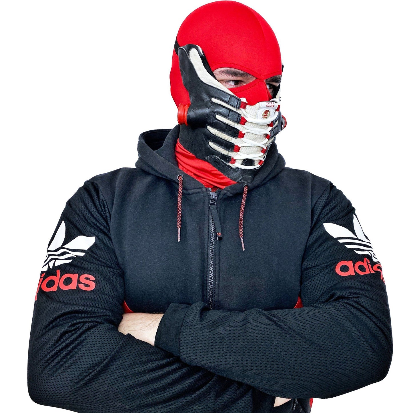Nike Shox NZ Black - Red Mask