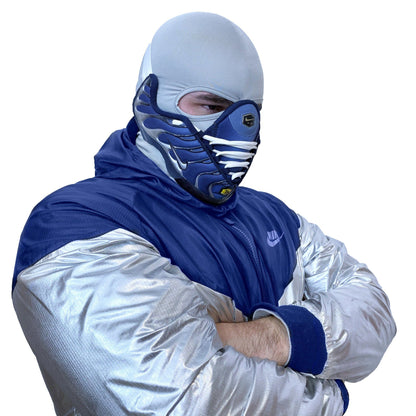 Air Max Tn Blue Silver Mask